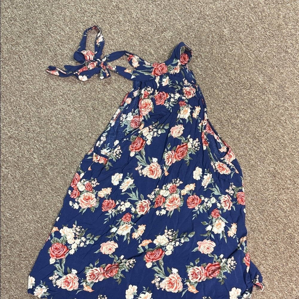 Forever 21 Blue Floral Blouse